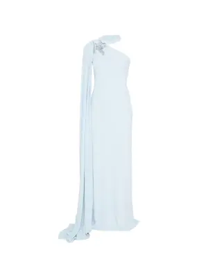 Платье Celeste на одно плечо с украшениями