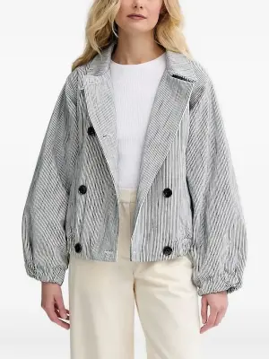 Куртка оверсайз в полоску
