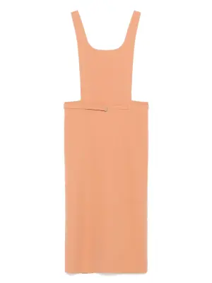 Платье миди без рукавов
