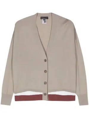 Кардиган с V-образным вырезом