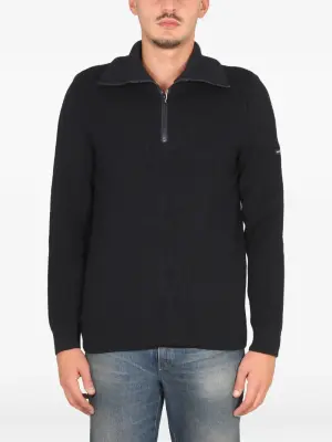 Свитер с воротником на молнии