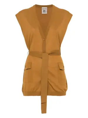 Жакет тонкой вязки