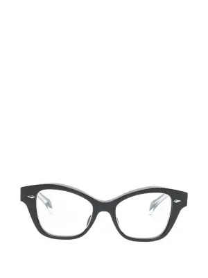 Очки в оправе "кошачий глаз"