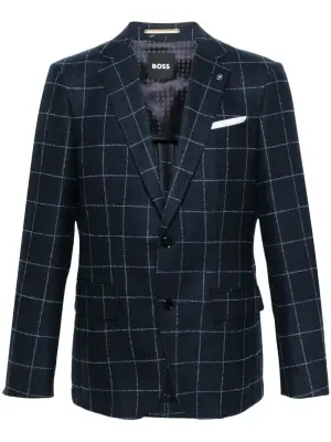 Пиджак в клетку Windowpane