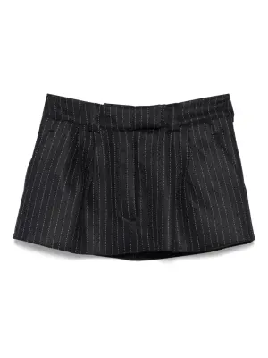 Юбка мини в полоску