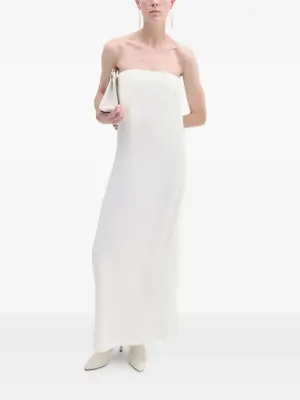 Платье-бандо прямого кроя