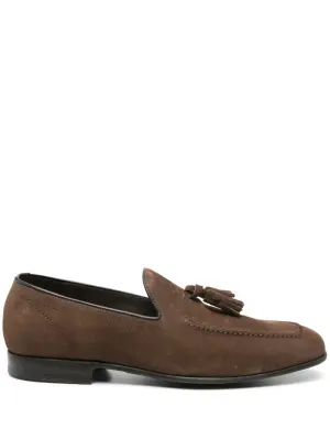 Замшевые лоферы