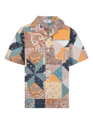 Рубашка в технике пэчворк