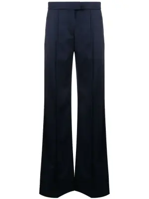 Расклешенные шерстяные брюки