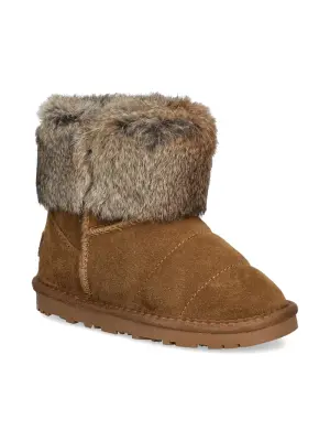 Замшевые ботинки