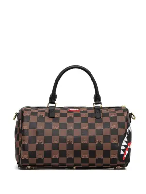 маленькая дорожная сумка Peeking Character в клетку