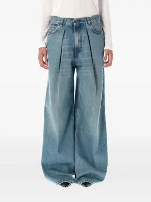 широкие джинсы Candy со складками