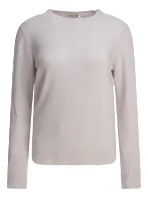 Шерстяной свитер с круглым вырезом