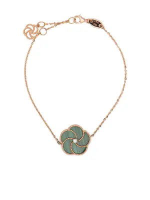 Браслет из розового золота с бриллиантами