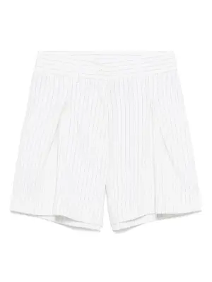 Шорты в тонкую полоску