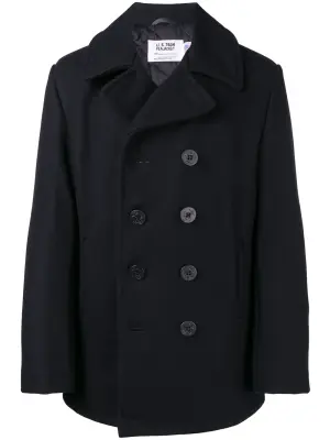 Двубортное пальто