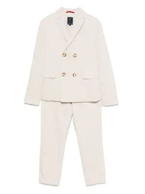 Костюм с двубортным пиджаком