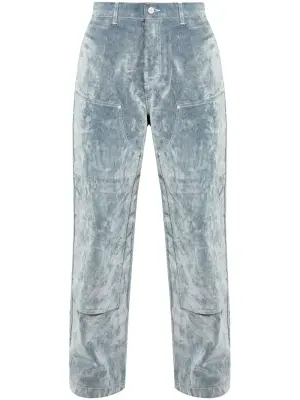 Вельветовые джинсы широкого кроя