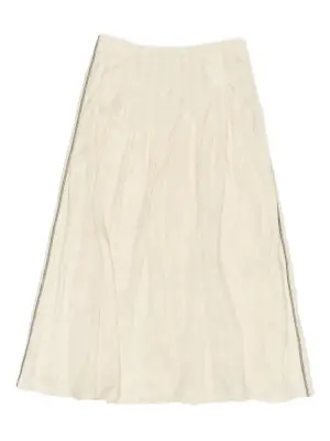 Плиссированная юбка с боковым швом