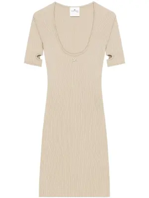 Платье мини с вырезами