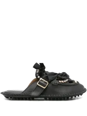 Мюли с декором Medusa