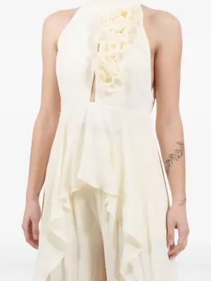 декорированный топ с оборками