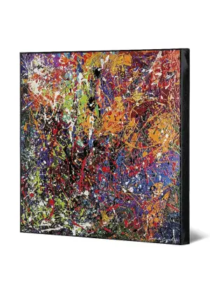 Картина Non E Pollock Rosso (70 x 70 см)