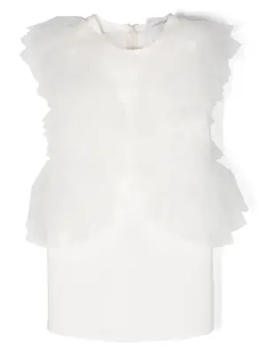 Платье с оборками