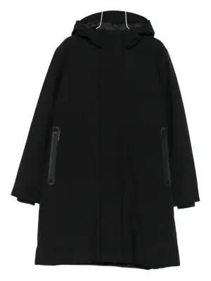Пальто на молнии с капюшоном