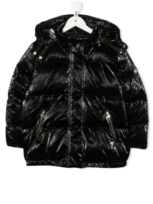 Глянцевый пуховик
