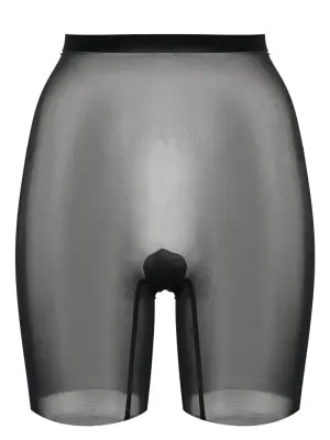 Сетчатые шорты из тюля