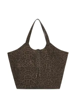 Сумка-тоут с леопардовым принтом