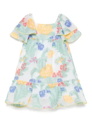 Платье с цветочным принтом