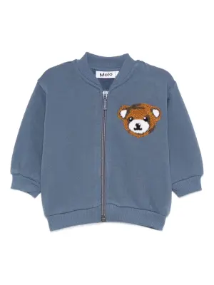 Куртка на молнии с вышивкой