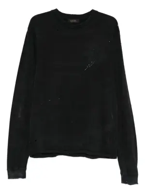 Толстовка с круглым вырезом