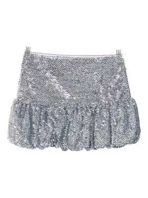 Юбка мини с пайетками