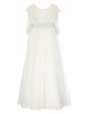 Платье с оборками