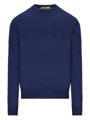 Шерстяной свитер с круглым вырезом