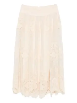 Кружевная юбка макси