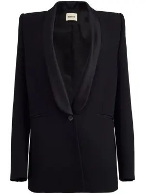 The Helio shawl-lapels blazer