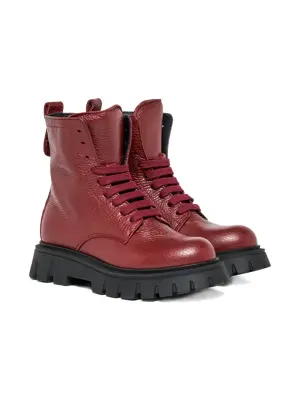 массивные ботинки на шнуровке