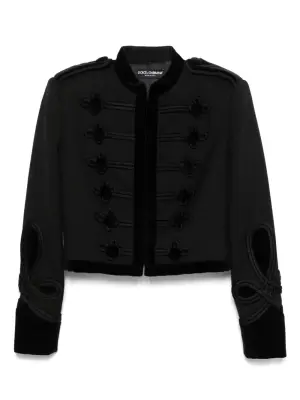 Габардиновая куртка с эполетами