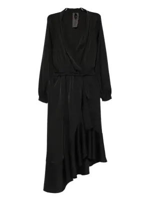 Платье миди Morena асимметричного кроя с оборками