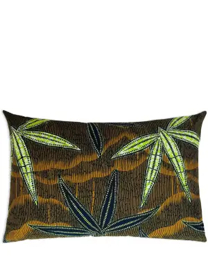 Подушка Iki Aloe Vera Lime с принтом