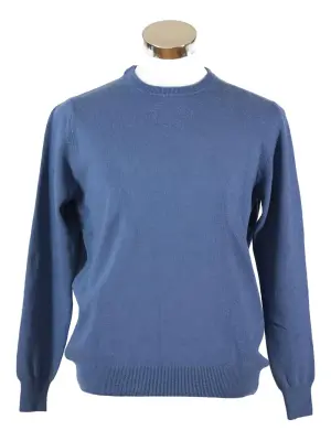 Свитер с круглым вырезом