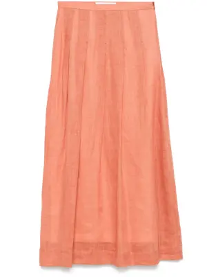 Плиссированная юбка макси