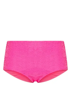 Плавки бикини с завышенной талией и пайетками