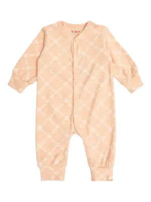 Ромпер с цветочной аппликацией