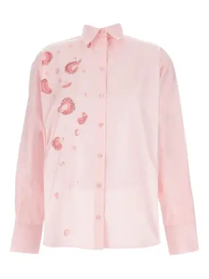 Рубашка с кристаллами