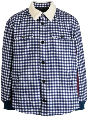 Фланелевая куртка-рубашка в клетку